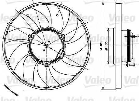 Valeo 696083 - Ventola, Raffreddamento motore autozon.pro