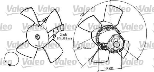 Valeo 696035 - Ventola, Raffreddamento motore autozon.pro