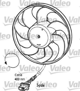 Valeo 696033 - Ventola, Raffreddamento motore autozon.pro