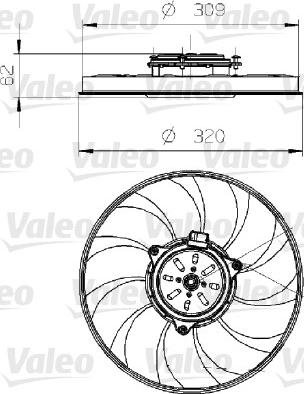 Valeo 696024 - Ventola, Raffreddamento motore autozon.pro