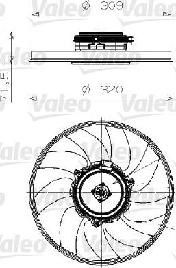 Valeo 696027 - Ventola, Raffreddamento motore autozon.pro