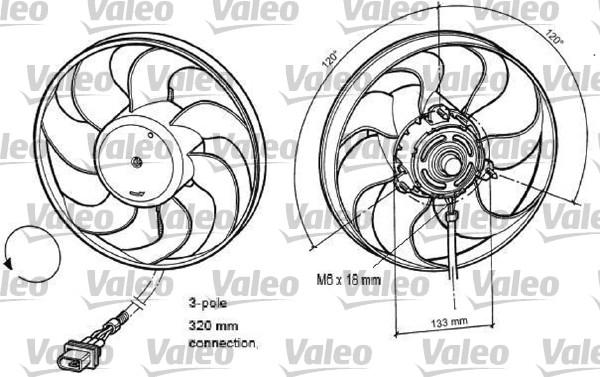 Valeo 696078 - Ventola, Raffreddamento motore autozon.pro