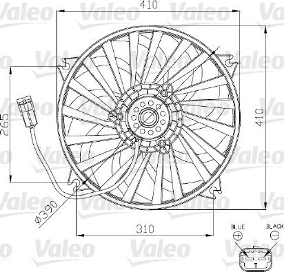 Valeo 696140 - Ventola, Raffreddamento motore autozon.pro