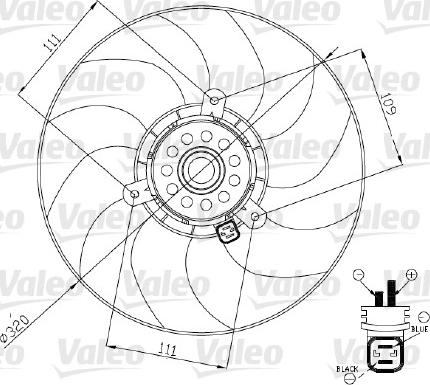 Valeo 696189 - Ventola, Raffreddamento motore autozon.pro