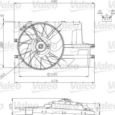 Valeo 696129 - Ventola, Raffreddamento motore autozon.pro