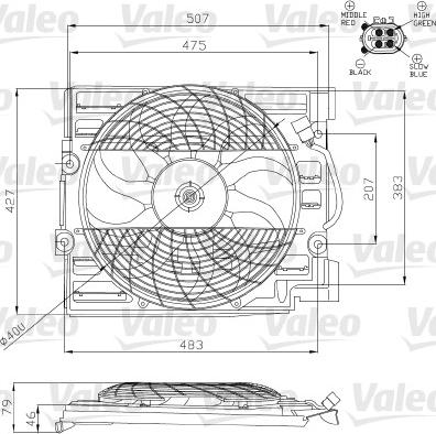 Valeo 696120 - Ventola, Raffreddamento motore autozon.pro