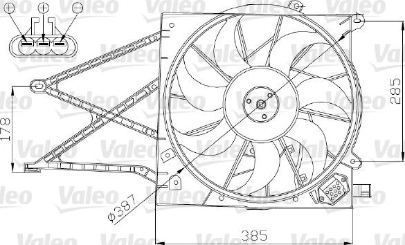 Valeo 696173 - Ventola, Raffreddamento motore autozon.pro