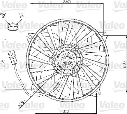 Valeo 696177 - Ventola, Raffreddamento motore autozon.pro