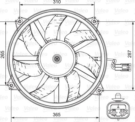 Valeo 696850 - Ventola, Raffreddamento motore autozon.pro