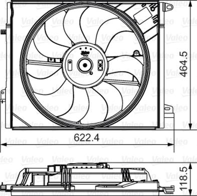 Valeo 696882 - Ventola, Raffreddamento motore autozon.pro