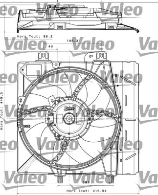 Valeo 696393 - Ventola, Raffreddamento motore autozon.pro