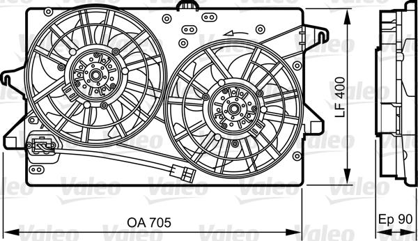 Valeo 696362 - Ventola, Raffreddamento motore autozon.pro