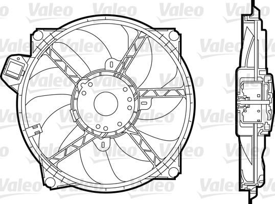 Valeo 696376 - Ventola, Raffreddamento motore autozon.pro