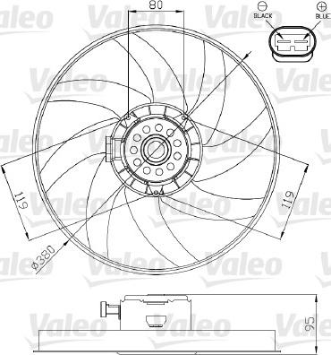 Valeo 696285 - Ventola, Raffreddamento motore autozon.pro