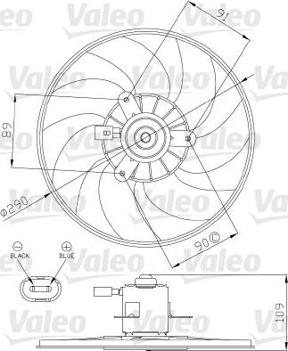 Valeo 696286 - Ventola, Raffreddamento motore autozon.pro