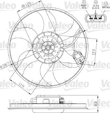 Valeo 696280 - Ventola, Raffreddamento motore autozon.pro