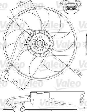 Valeo 696287 - Ventola, Raffreddamento motore autozon.pro