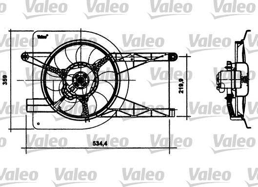 Valeo 698493 - Ventola, Raffreddamento motore autozon.pro