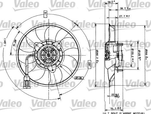 Valeo 698423 - Ventola, Raffreddamento motore autozon.pro