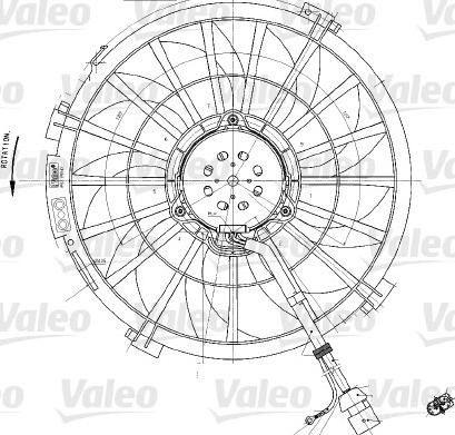 Valeo 698542 - Ventola, Raffreddamento motore autozon.pro