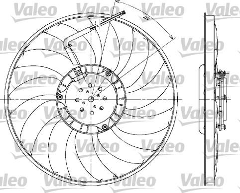 Valeo 698610 - Ventola, Raffreddamento motore autozon.pro