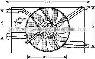 Valeo 698844 - Ventola, Raffreddamento motore autozon.pro