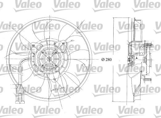 Valeo 698350 - Ventola, Raffreddamento motore autozon.pro