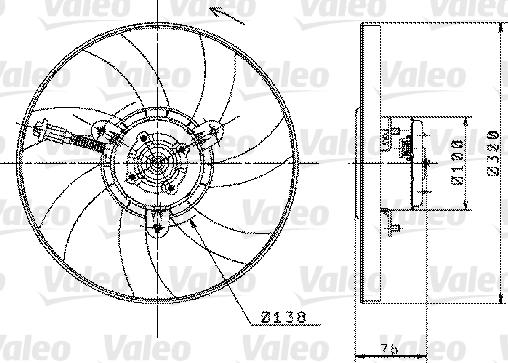 Valeo 698358 - Ventola, Raffreddamento motore autozon.pro