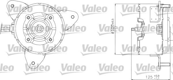 Valeo 698304 - Elettromotore, Ventola radiatore autozon.pro