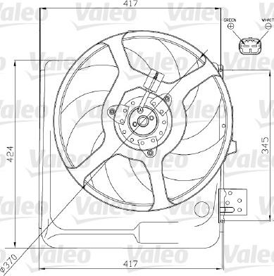 Valeo 698313 - Ventola, Raffreddamento motore autozon.pro