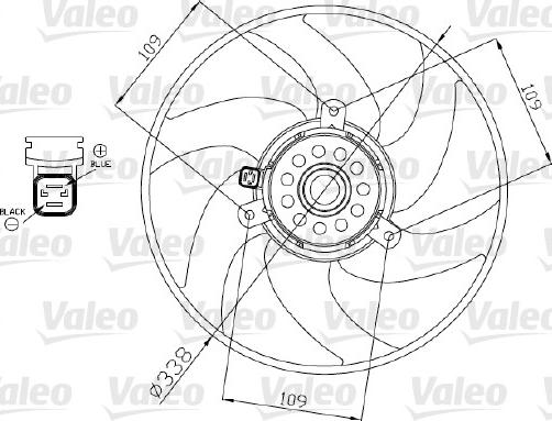 Valeo 698375 - Ventola, Raffreddamento motore autozon.pro