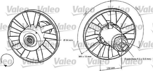 Valeo 698371 - Ventola, Raffreddamento motore autozon.pro