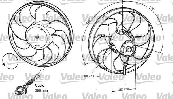 Valeo 698372 - Ventola, Raffreddamento motore autozon.pro