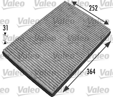 Valeo 698744 - Filtro, Aria abitacolo autozon.pro