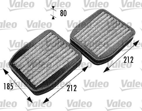 Valeo 698740 - Filtro, Aria abitacolo autozon.pro