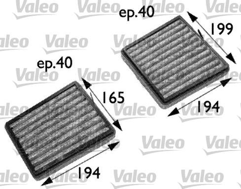 Valeo 698742 - Filtro, Aria abitacolo autozon.pro