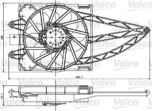 Valeo 698787 - Ventola, Raffreddamento motore autozon.pro