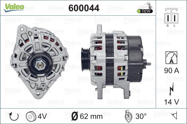 Valeo 600044 - Alternatore autozon.pro