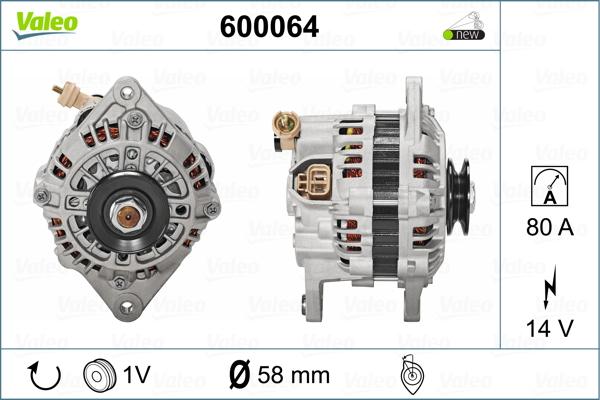 Valeo 600064 - Alternatore autozon.pro