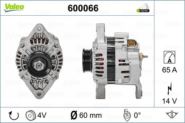 Valeo 600066 - Alternatore autozon.pro