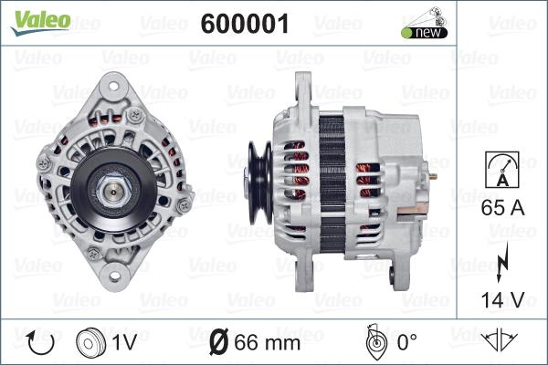 Valeo 600001 - Alternatore autozon.pro