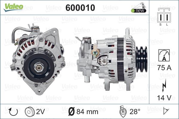 Valeo 600010 - Alternatore autozon.pro