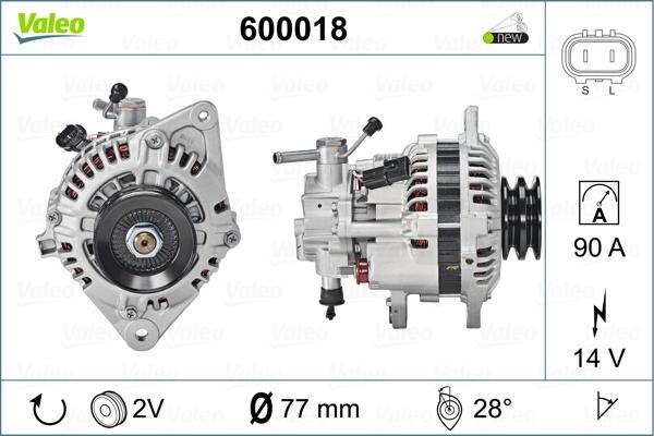 Valeo 600018 - Alternatore autozon.pro