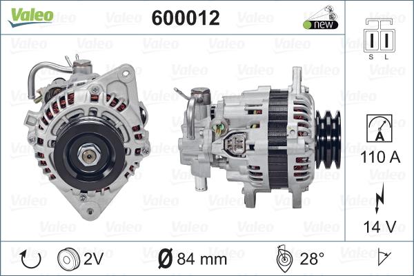 Valeo 600012 - Alternatore autozon.pro