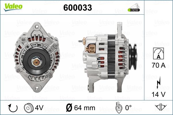 Valeo 600033 - Alternatore autozon.pro