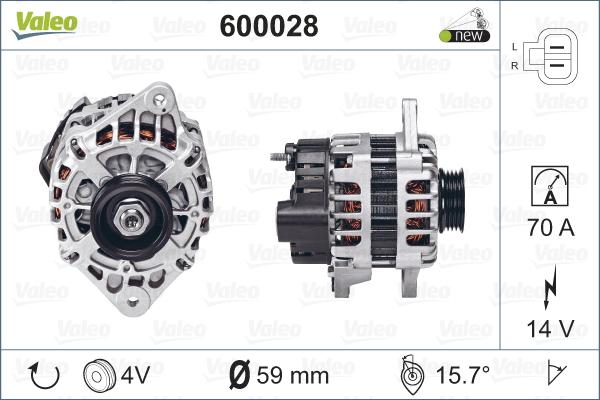 Valeo 600028 - Alternatore autozon.pro