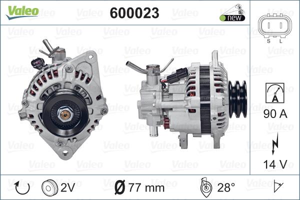 Valeo 600023 - Alternatore autozon.pro