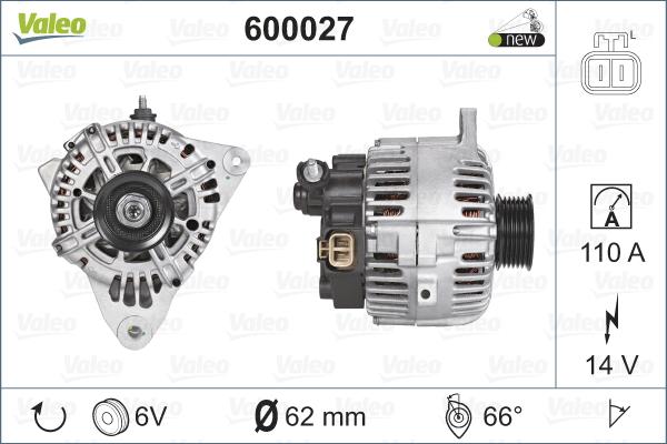 Valeo 600027 - Alternatore autozon.pro