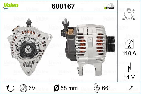 Valeo 600167 - Alternatore autozon.pro