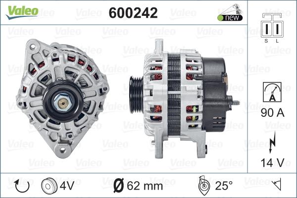 Valeo 600242 - Alternatore autozon.pro